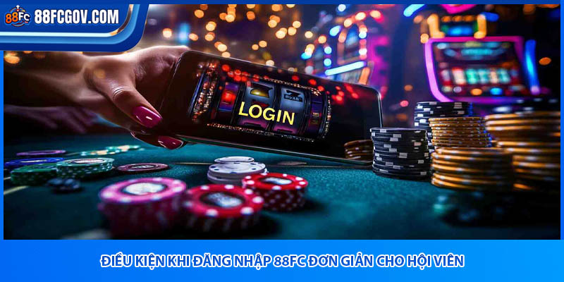Điều kiện khi đăng nhập 88FC đơn giản cho hội viên